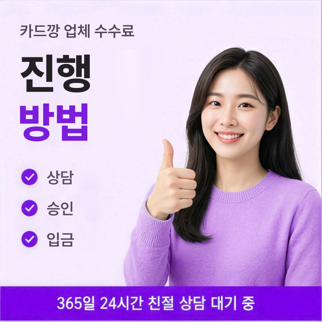 다음머니 카드깡 업체 수수료 진행 방법 안내